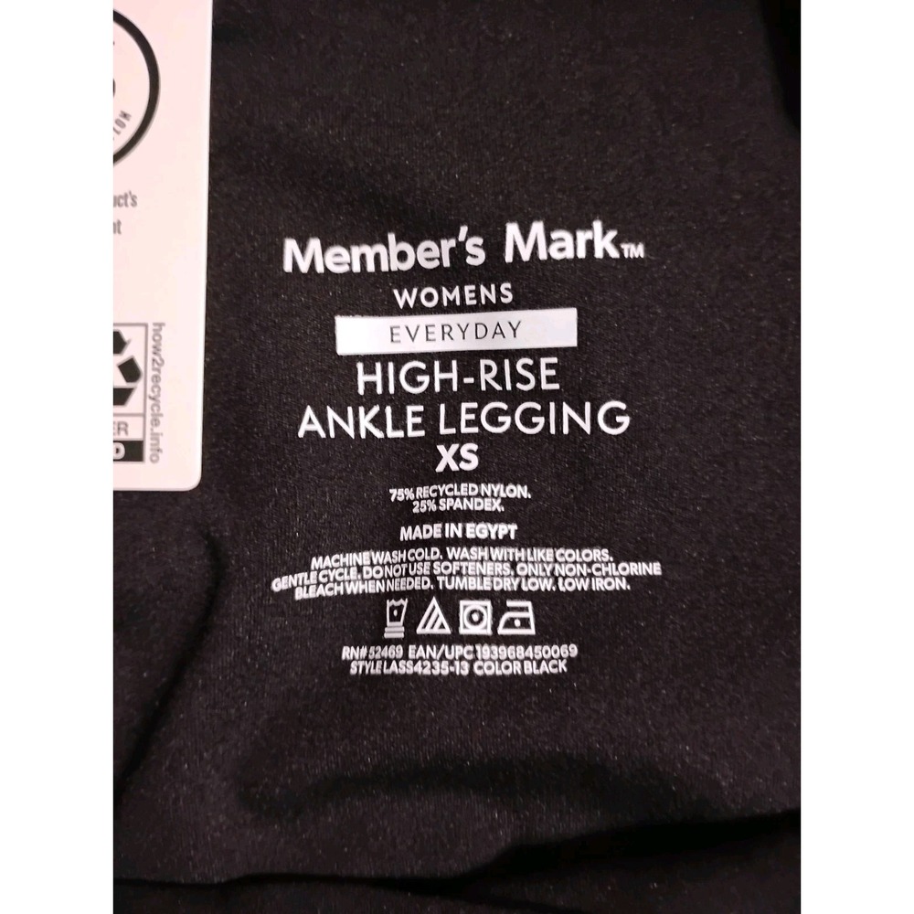 Members Mark Women's High-rise Ankle Leggings Size XS - Picture 8 of 8